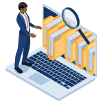 Icon_RCMCoaching_Isometric_ClearinghouseMgmt